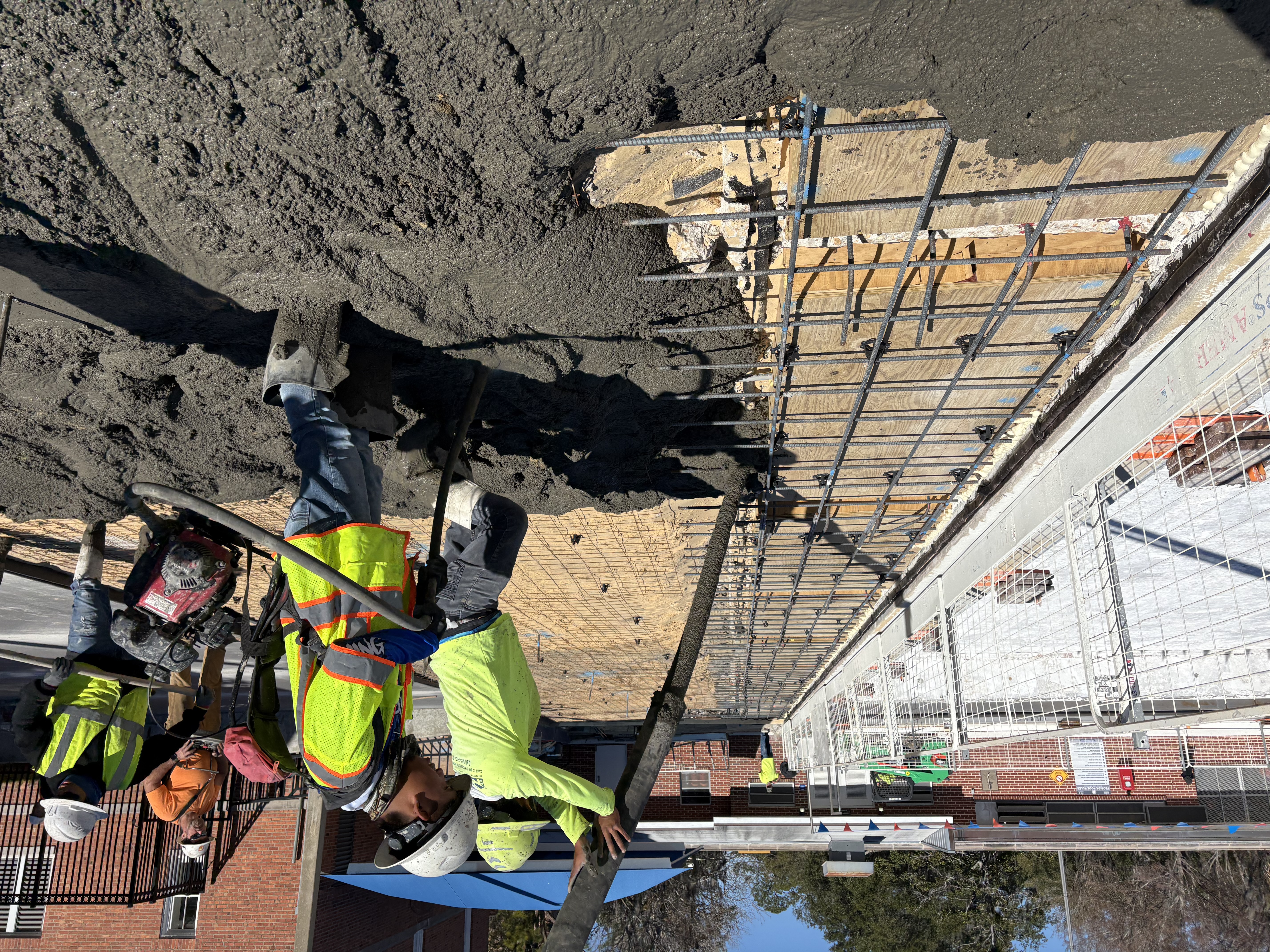 Concrete project in progress